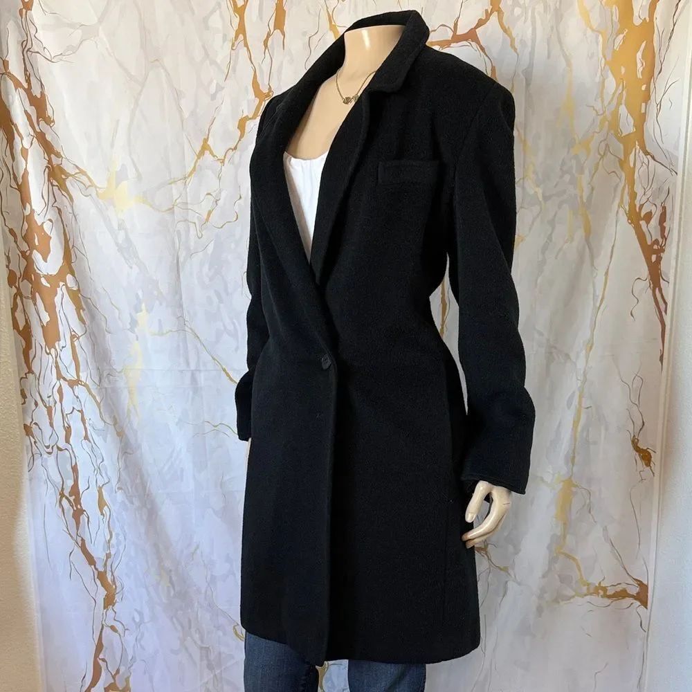 * Classic Black Women's Trench Coat